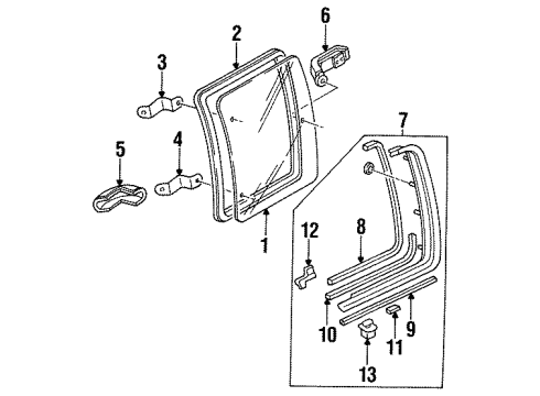 Mazda UB54-50-820A Reveal Molding Mazda UB54-50-820A Reveal Molding