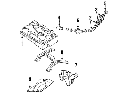 Mazda H260-42-366 Reinforcement Gasket Mazda H260-42-366 Reinforcement Gasket
