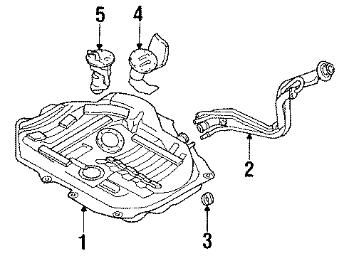 Mazda GN60-42-210 Filler Pipe