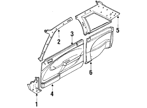 Mazda G211-58-821A Weatherstrip