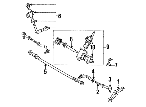 Mazda UB39-32-220A Pitman Arm