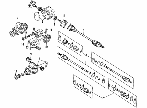 Mazda 8BB1-25-060 Universal Joints 8BB1-25-060 Mazda Universal Joints
