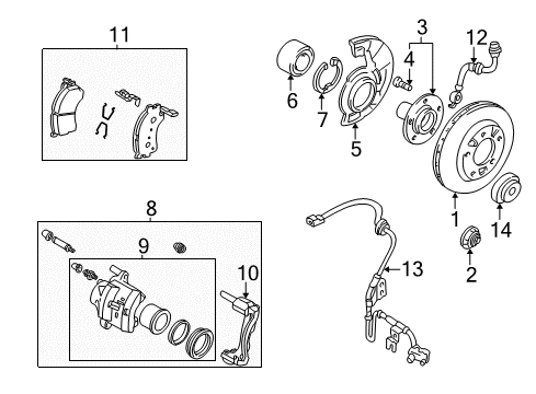 Mazda GPYA-33-65XB Caliper Piston