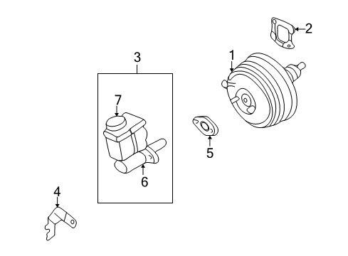 Mazda TAY1-43-41Z Master Cylinder Repair Kit