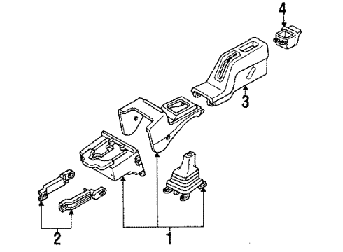 Mazda B45764360C32 Cup Holder