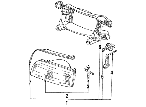 Mazda LA015104X Housing Assembly LA015104X Mazda Housing Assembly