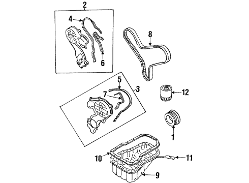 Mazda JE15-10-510B Timing Cover JE15-10-510B Mazda Timing Cover