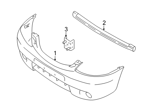 Mazda EF91-50-073 Outer Reinforcement EF91-50-073 Mazda Outer Reinforcement