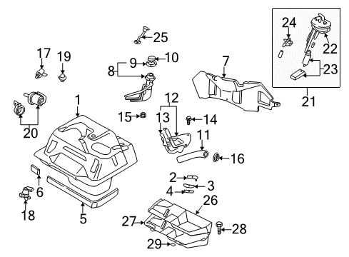 Mazda BP4W-13-250 Injector