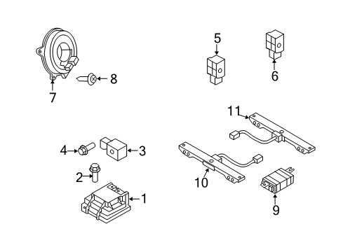TK29-57-KN0A Mazda Inflator Curtain