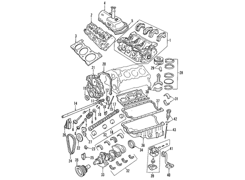Mazda ZZL0-10-502 Timing Cover Gasket
