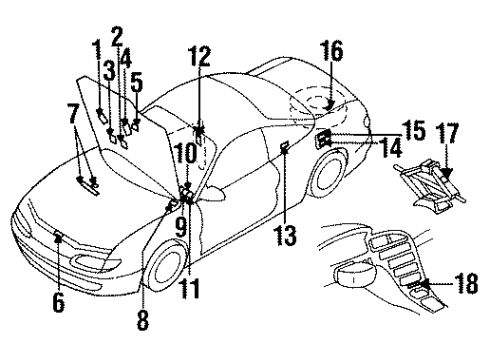 Mazda GA2G-69-036C Emission Label
