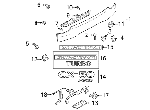 Mazda VA54-67-UU0 Unit, Park Assist Mazda VA54-67-UU0 Unit, Park Assist