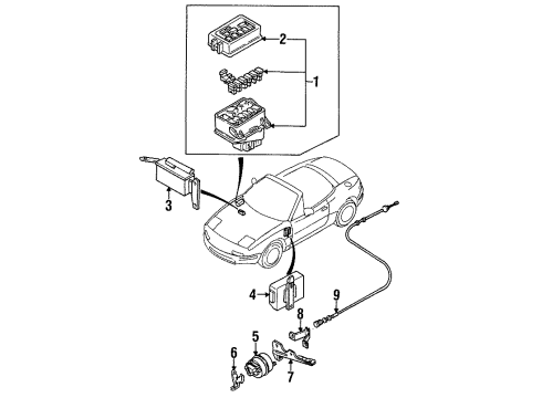 Mazda NB18-66-120A Switch Mazda NB18-66-120A Switch