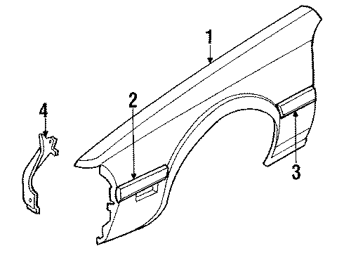 Mazda GEY052210 Fender