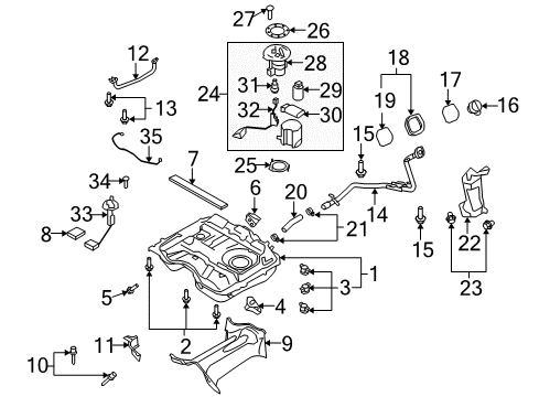 Mazda CA60-13-150 Fuel Rail