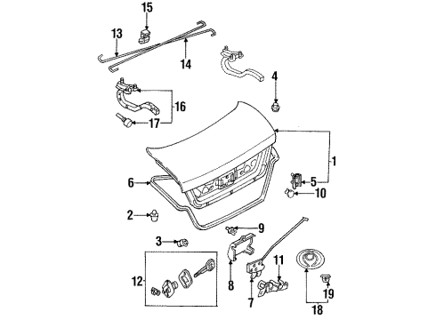 Mazda BC4D-56-820B Lock