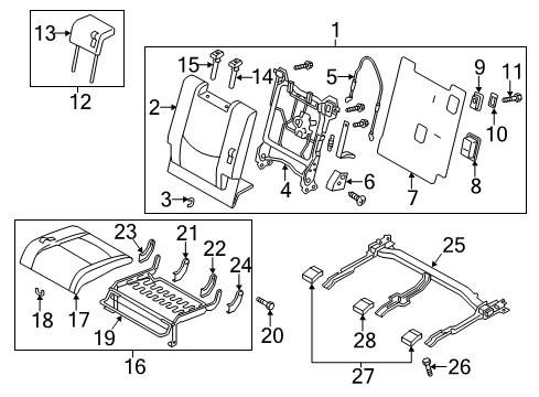 Mazda CG85-57-30XB-02 Seat Assembly