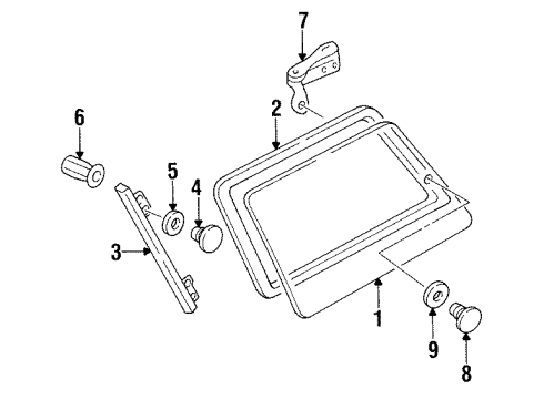 Mazda 0419-72-522 Lock Washer