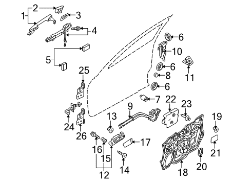 Mazda BBY4-76-220 Lock Cylinder