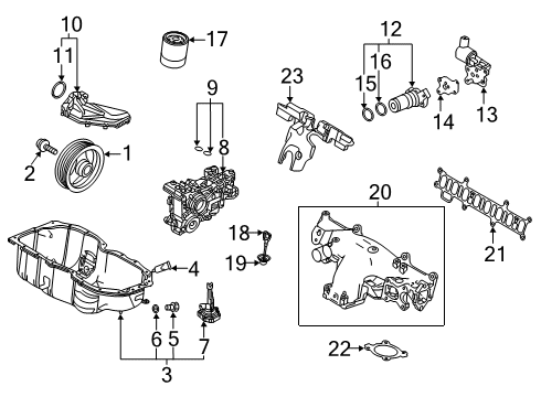 Mazda PX9R-13-640A Throttle Body