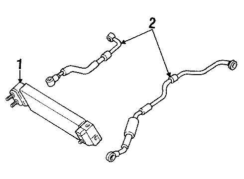 Mazda N326-14-700A Oil Cooler