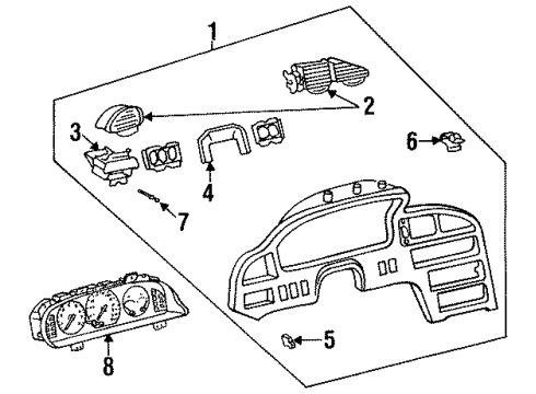 Mazda GC1V55420A Panel Assembly