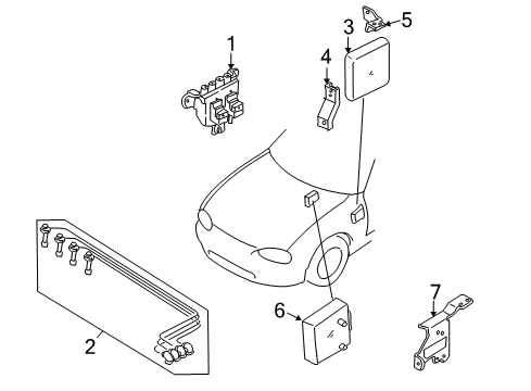 Mazda BP6D-18-140A Cable Set
