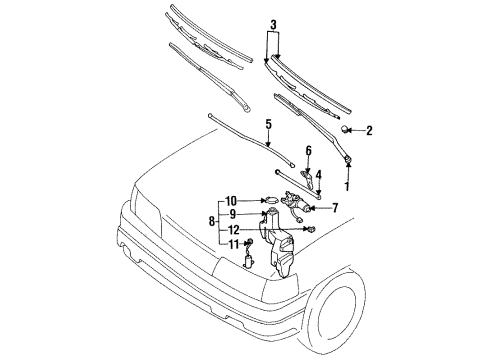 LB23-66-128 Mazda Lever