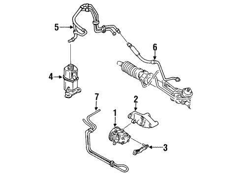 Mazda B456-32-684A Return Hose B456-32-684A Mazda Return Hose