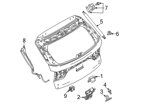 Mazda 9KGB-E0-616 Bolt