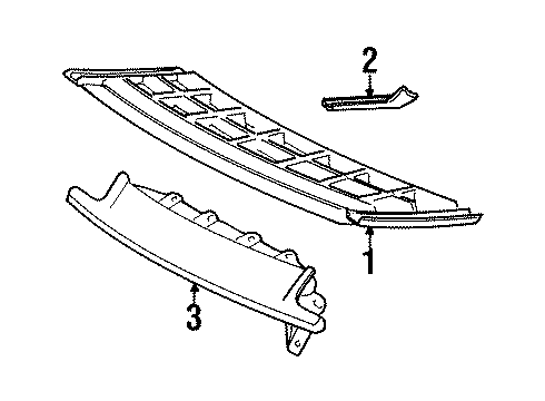 Mazda FA01-50-711A Grille
