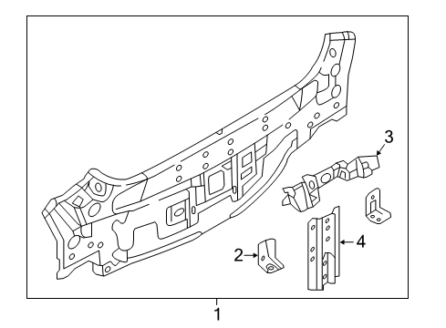 Mazda D1YE-70-75ZD PANEL,REAR END