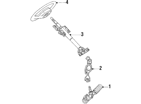 BF67-76-290A Mazda Lock Assembly