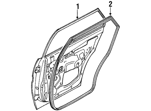 Mazda GA97-72-031C Outer Panel