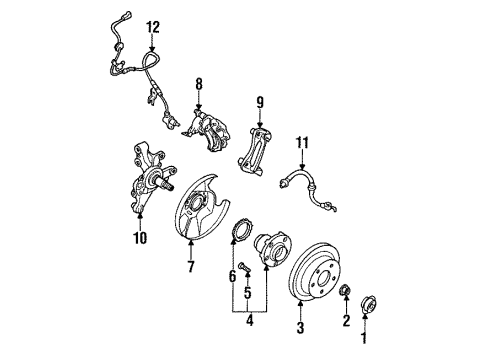 Mazda G06T-43-72Y Speed Sensor