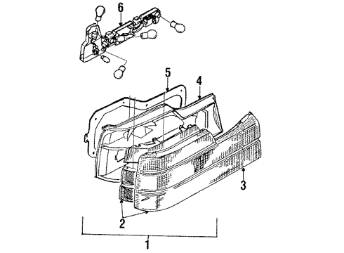 Mazda GB06-51-180A Lens Assembly Mazda GB06-51-180A Lens Assembly