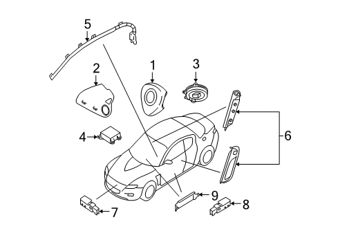 Mazda F154-57-KX0B Inner Bracket
