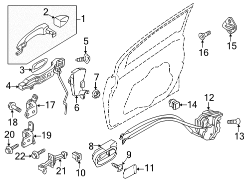 Mazda DGY0-76-220 Lock Cylinder Mazda DGY0-76-220 Lock Cylinder