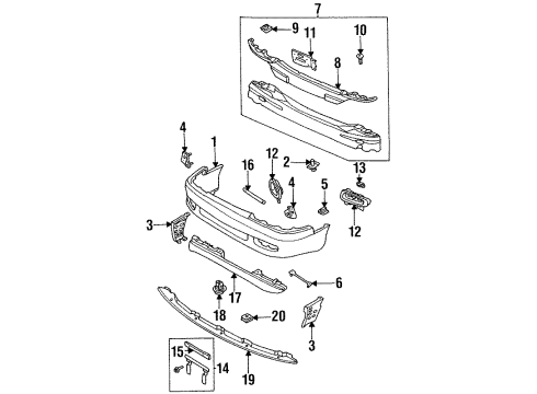 Mazda GA2K-50-9J1A Lower Deflector GA2K-50-9J1A Mazda Lower Deflector