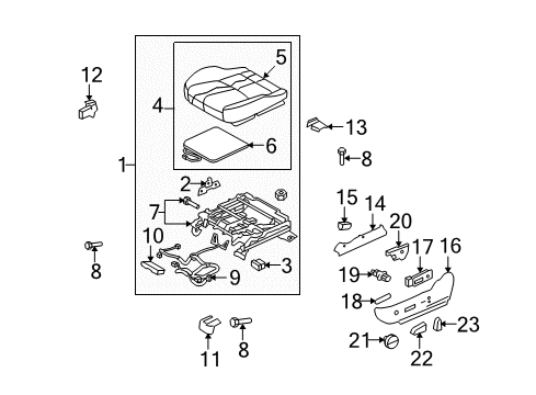 Mazda GS3L-88-16Z Seat Adjust Assembly Mazda GS3L-88-16Z Seat Adjust Assembly