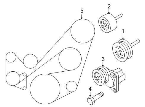 Mazda LF9J-15-909A Serpentine Belt