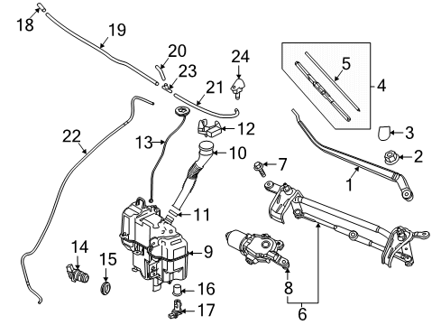 Mazda BDTS-67-486 Harness