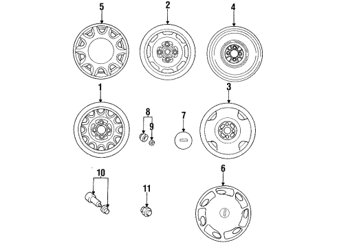 Mazda 9965-70-5030 Wheel