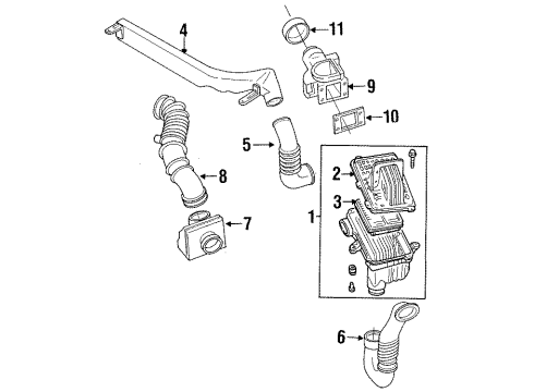 Mazda B6S7-13-221B Hose