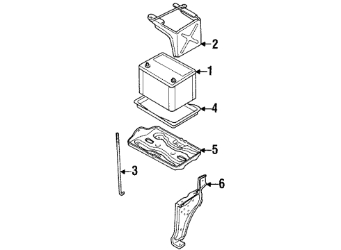 LB82-67-260E Mazda Negative Cable