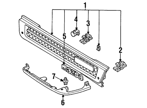 Mazda B300-51-771 Emblem
