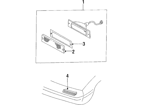 Mazda FB01-51-360B Lamp Cover