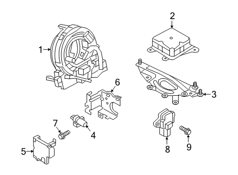 Mazda N452-57-KC0 Sensor, Impact-Side Air Bag Mazda N452-57-KC0 Sensor, Impact-Side Air Bag
