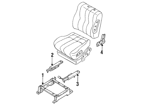 Mazda LA01-88-083 Recline Adjuster LA01-88-083 Mazda Recline Adjuster